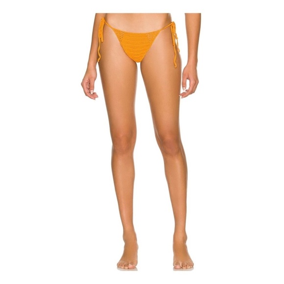 Cult Gaia crochet bikini bottom in sunburst NEW - Picture 2 of 5